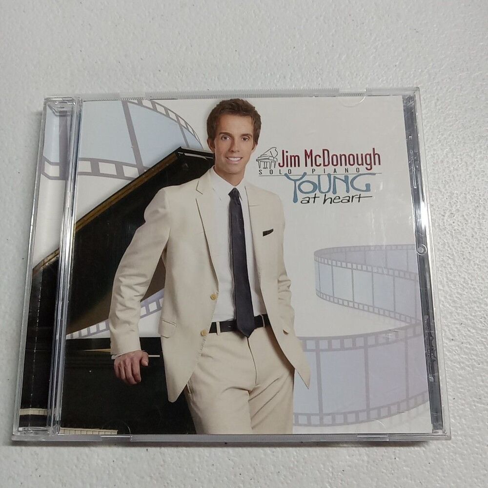 Jim Mcdonough Solo Piano Young at Heart Music CD Album